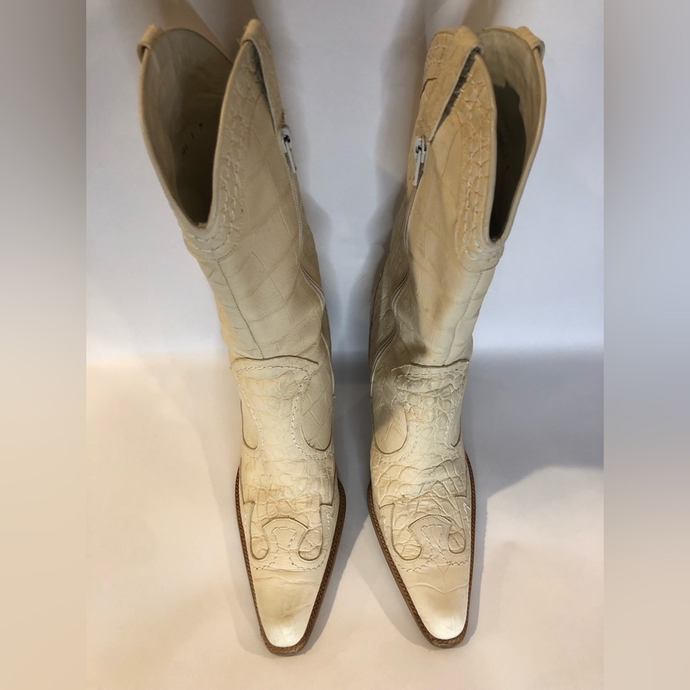 Stuart Weitzman VTG 3"-Heeled Boots 8M, All Leather Upper, Insole, Outsole